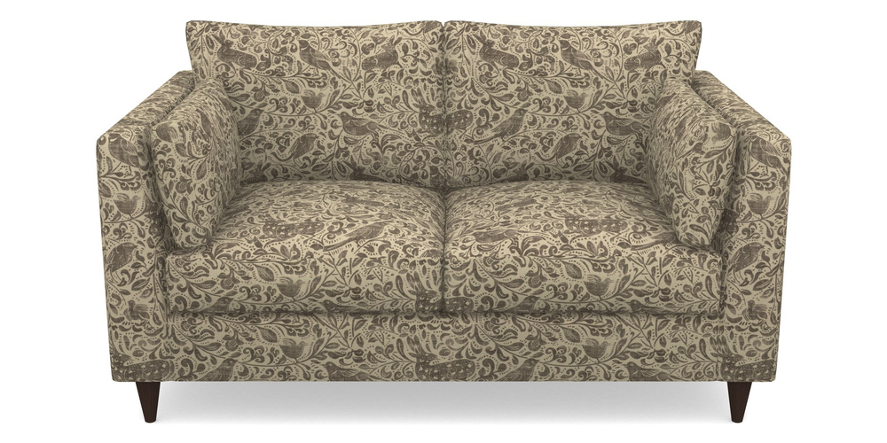 Product photograph of Saltdean 2 Seater Sofa In V A Drawn From Nature - Bird And Rabbit - Brown from Sofas and Stuff Limited