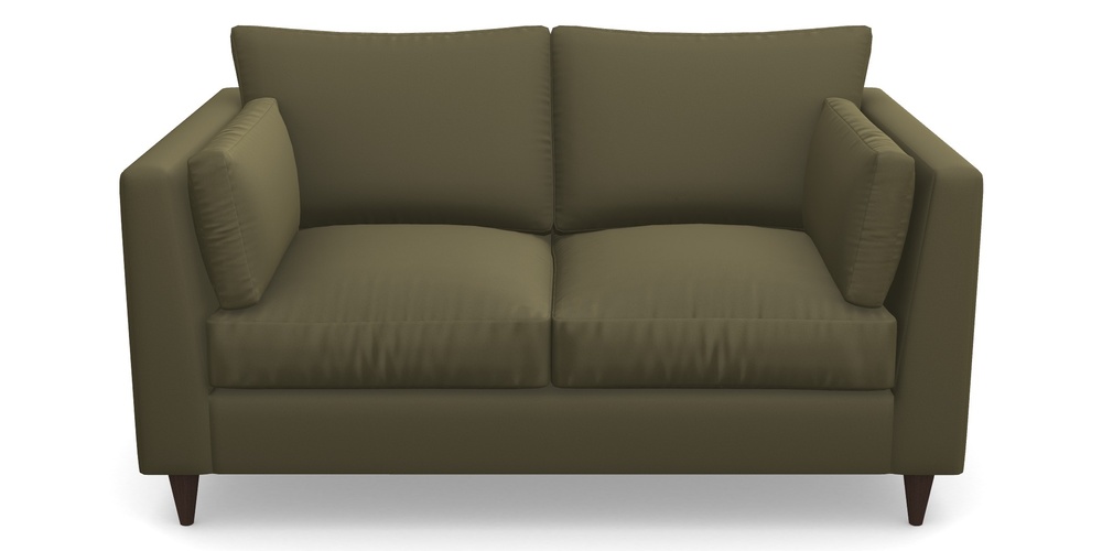 Product photograph of Saltdean 2 Seater Sofa In Clever Glossy Velvet - Sherwood from Sofas and Stuff Limited