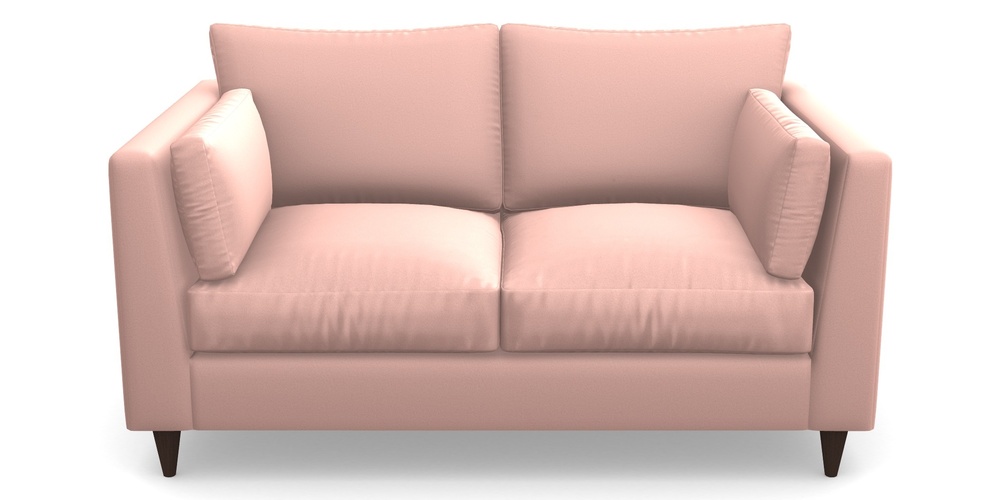 Product photograph of Saltdean 2 Seater Sofa In Clever Glossy Velvet - Tutu from Sofas and Stuff Limited