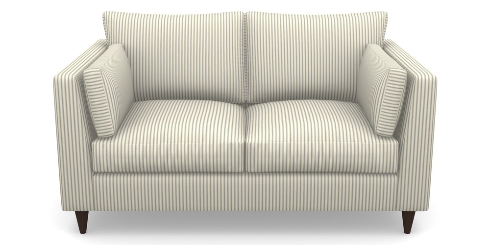 Product photograph of Saltdean 2 Seater Sofa In Cotton Stripe - Airforce from Sofas and Stuff Limited