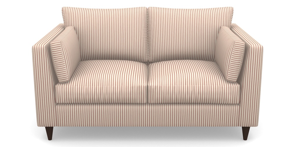 Product photograph of Saltdean 2 Seater Sofa In Cotton Stripe - Peony from Sofas and Stuff Limited