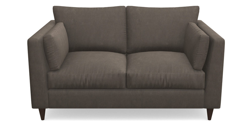 Product photograph of Saltdean 2 Seater Sofa In Clever Tough And Eco Velvet - Chrome from Sofas and Stuff Limited