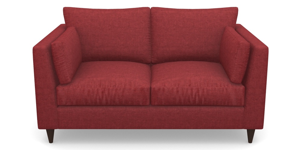 Product photograph of Saltdean 2 Seater Sofa In Easy Clean Plain - Claret from Sofas and Stuff Limited