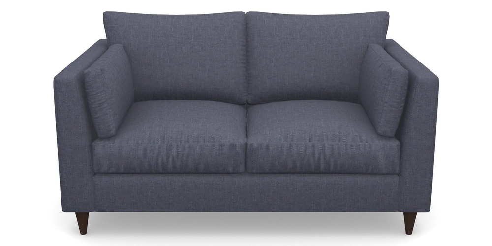 Product photograph of Saltdean 2 Seater Sofa In Easy Clean Plain - Navy from Sofas and Stuff Limited