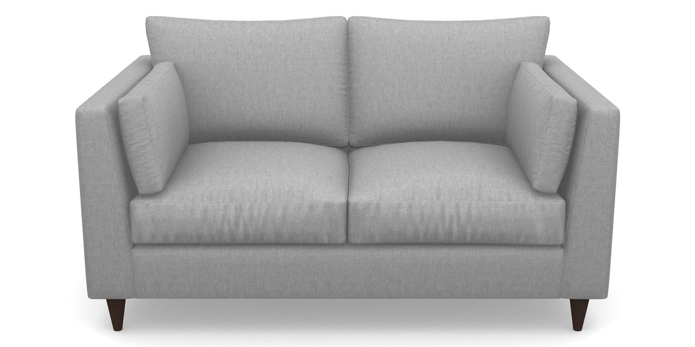 Product photograph of Saltdean 2 Seater Sofa In Easy Clean Plain - Silver from Sofas and Stuff Limited