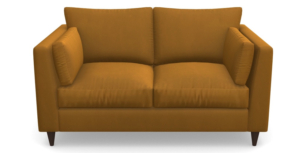 Product photograph of Saltdean 2 Seater Sofa In House Clever Velvet - Ochre from Sofas and Stuff Limited