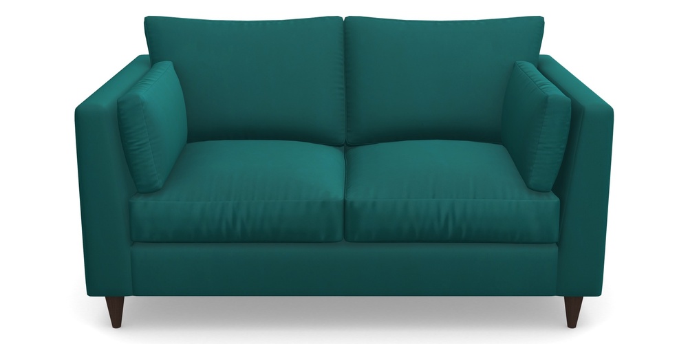 Product photograph of Saltdean 2 Seater Sofa In House Clever Velvet - Teal from Sofas and Stuff Limited