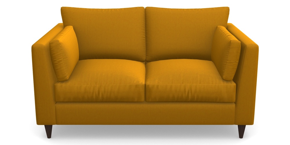 Product photograph of Saltdean 2 Seater Sofa In House Velvet - Saffron from Sofas and Stuff Limited