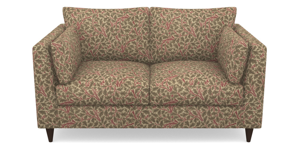 Product photograph of Saltdean 2 Seater Sofa In V A Drawn From Nature Collection - Oak Tree - Red from Sofas and Stuff Limited