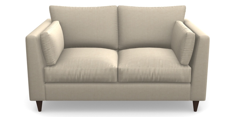 Product photograph of Saltdean 2 Seater Sofa In Super Soft Velvet - Hessian from Sofas and Stuff Limited