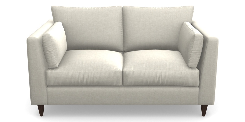 Product photograph of Saltdean 2 Seater Sofa In Super Soft Velvet - Linen from Sofas and Stuff Limited