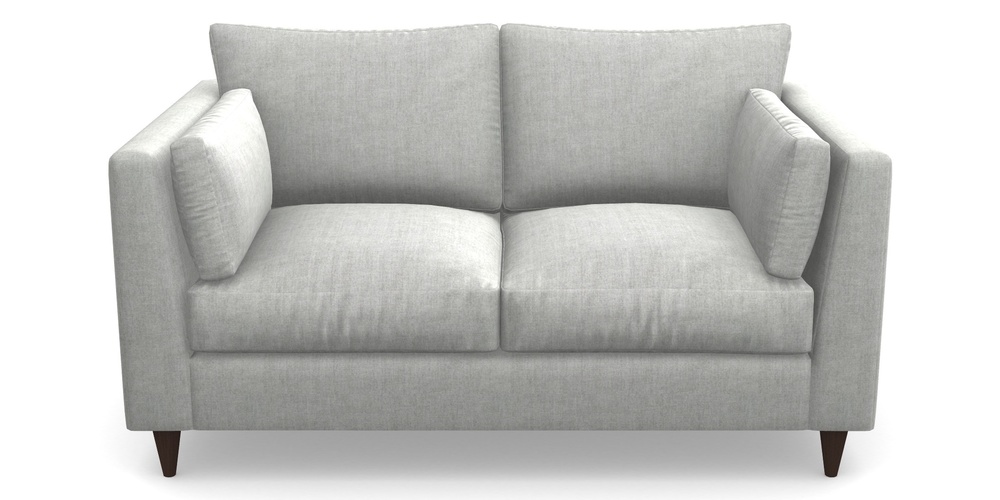 Product photograph of Saltdean 2 Seater Sofa In Super Soft Velvet - Silver from Sofas and Stuff Limited