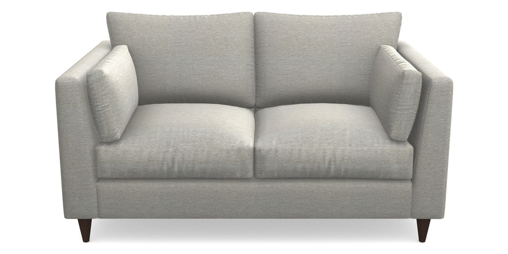 Product photograph of Saltdean 2 Seater Sofa In Textured Velvet - Silver from Sofas and Stuff Limited