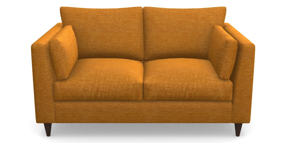 Product photograph of Saltdean 2 Seater Sofa In Textured Velvet - Turmeric from Sofas and Stuff Limited