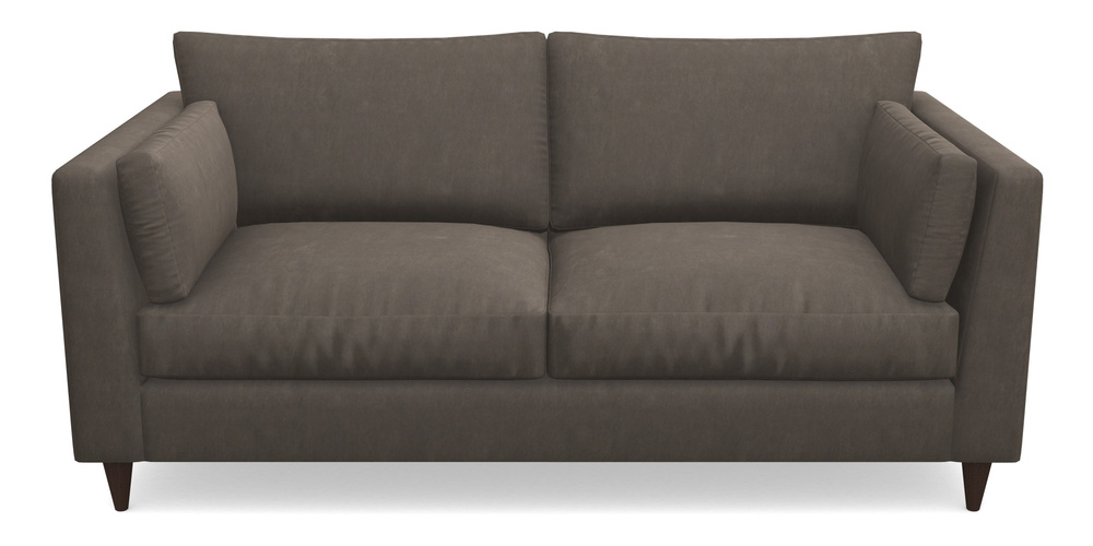 Product photograph of Saltdean 3 Seater Sofa In Clever Tough And Eco Velvet - Chrome from Sofas and Stuff Limited