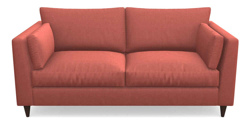 Product photograph of Saltdean 3 Seater Sofa In Clever Tough And Eco Velvet - Damson from Sofas and Stuff Limited