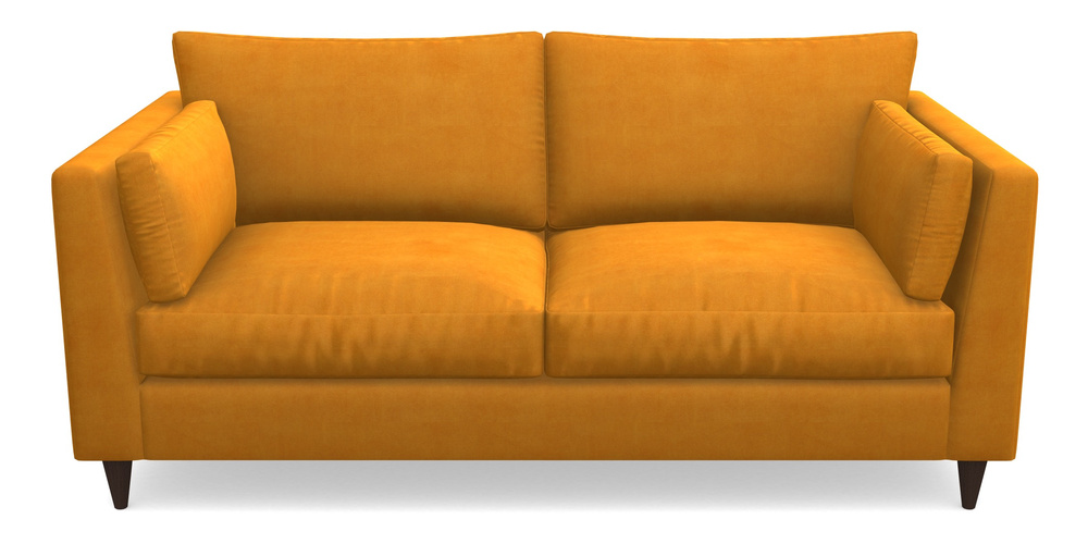 Product photograph of Saltdean 3 Seater Sofa In Clever Tough And Eco Velvet - Spice from Sofas and Stuff Limited