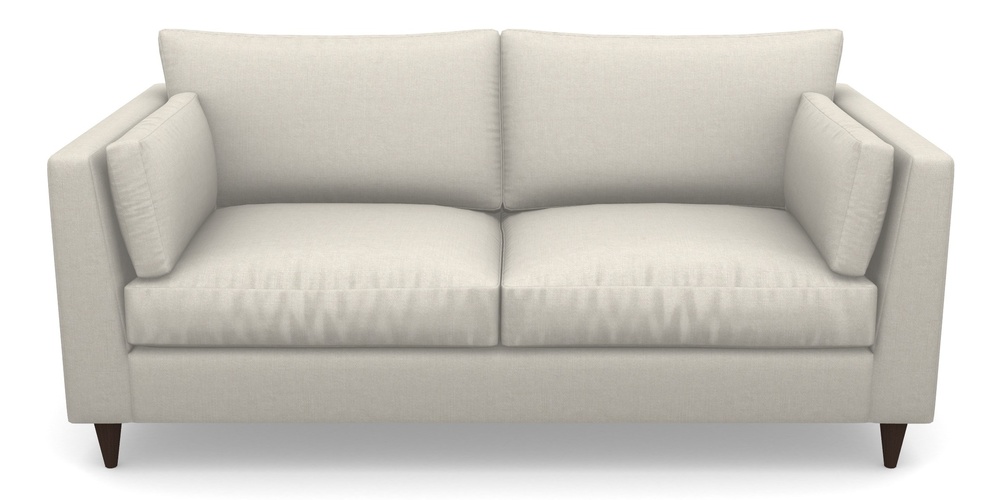 Product photograph of Saltdean 3 Seater Sofa In Easy Clean Plain - Chalk from Sofas and Stuff Limited