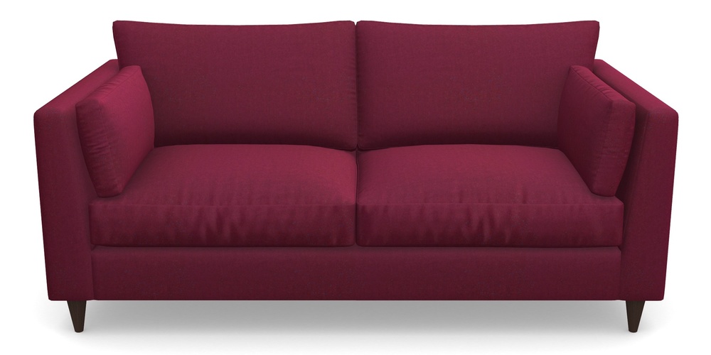 Product photograph of Saltdean 3 Seater Sofa In House Velvet - Claret from Sofas and Stuff Limited