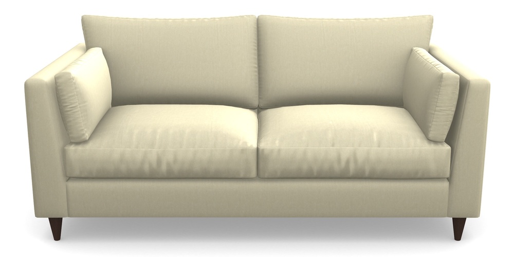 Product photograph of Saltdean 3 Seater Sofa In House Velvet - Latte from Sofas and Stuff Limited