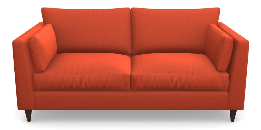 Product photograph of Saltdean 3 Seater Sofa In House Velvet - Terracotta from Sofas and Stuff Limited