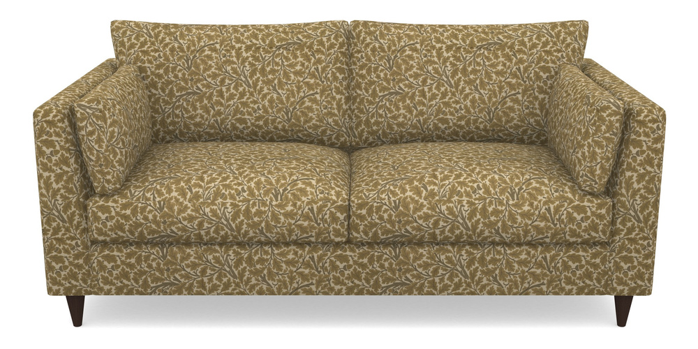 Product photograph of Saltdean 3 Seater Sofa In V A Drawn From Nature Collection - Oak Tree - Gold from Sofas and Stuff Limited