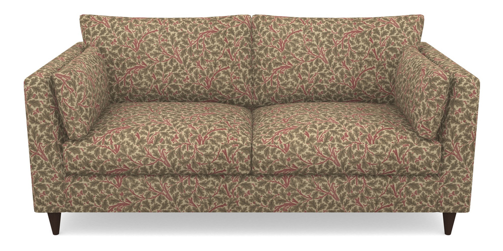 Product photograph of Saltdean 3 Seater Sofa In V A Drawn From Nature Collection - Oak Tree - Red from Sofas and Stuff Limited