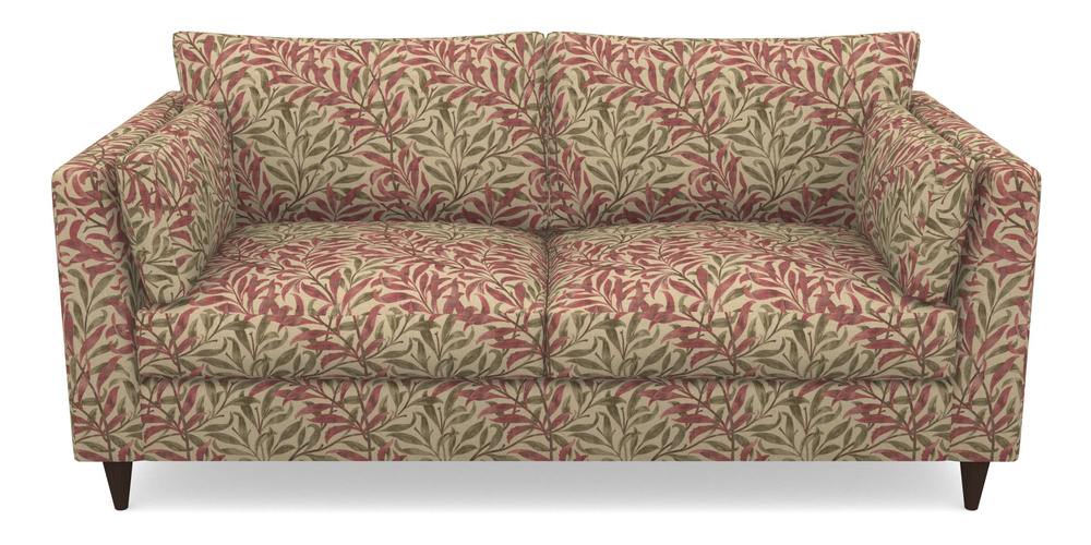 Product photograph of Saltdean 3 Seater Sofa In V A Drawn From Nature - Willow Bough Large - Red from Sofas and Stuff Limited