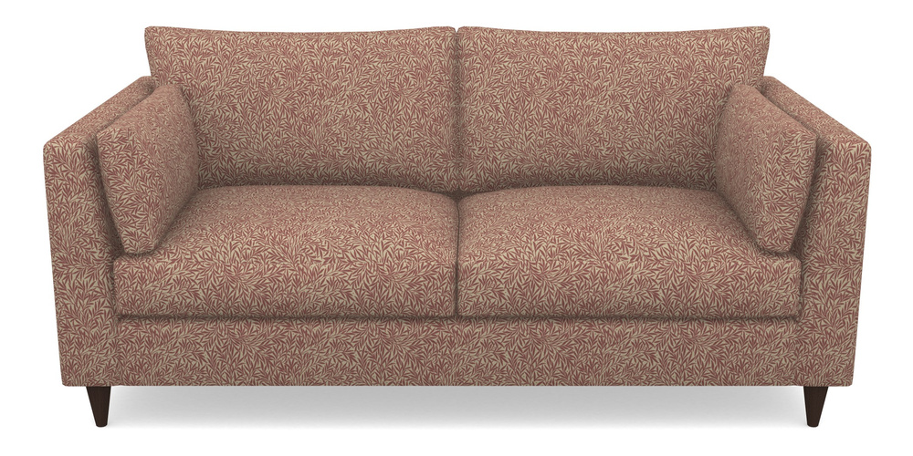 Product photograph of Saltdean 3 Seater Sofa In V A Drawn From Nature Collection - Willow - Red from Sofas and Stuff Limited