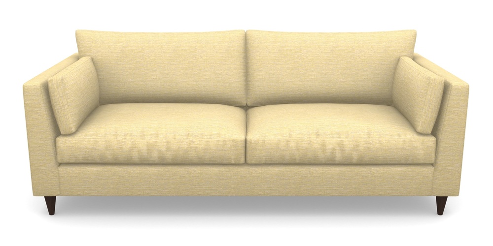 Product photograph of Saltdean 4 Seater Sofa In Aqua Clean Hove - Lemon from Sofas and Stuff Limited