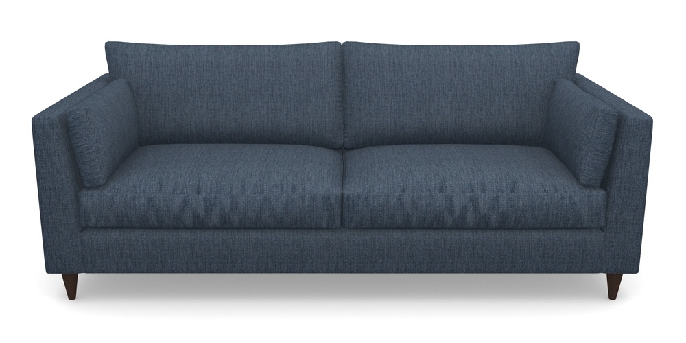 Product photograph of Saltdean 4 Seater Sofa In Aqua Clean Tenby - Navy from Sofas and Stuff Limited