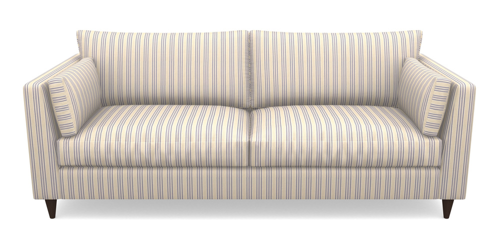 Product photograph of Saltdean 4 Seater Sofa In Cloth 22 - Racing Stripes Ayr - Blueberry from Sofas and Stuff Limited