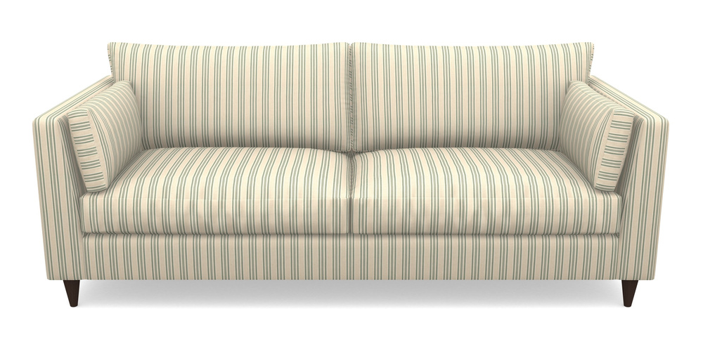 Product photograph of Saltdean 4 Seater Sofa In Cloth 22 - Racing Stripes Ayr - Mint from Sofas and Stuff Limited