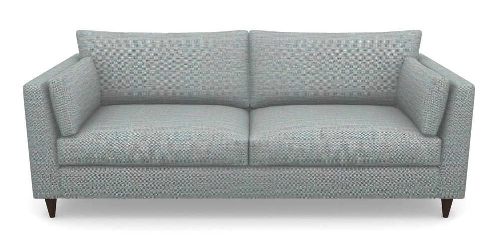 Product photograph of Saltdean 4 Seater Sofa In Basket Weave - Blue from Sofas and Stuff Limited