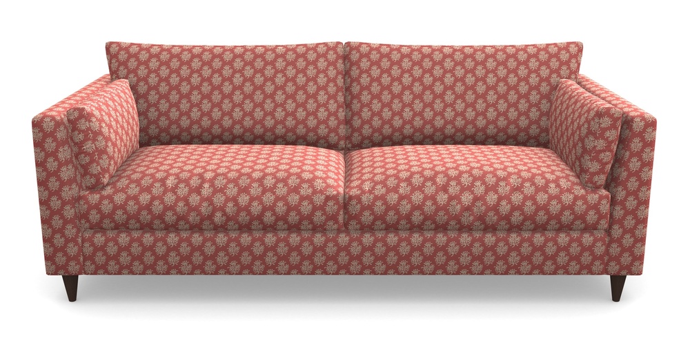 Product photograph of Saltdean 4 Seater Sofa In Cloth 21 - Coral 1 - Ginger Snap from Sofas and Stuff Limited