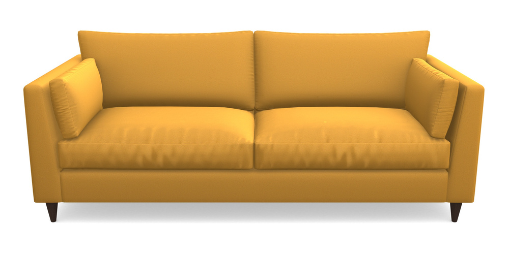Product photograph of Saltdean 4 Seater Sofa In Clever Glossy Velvet - Fools Gold from Sofas and Stuff Limited