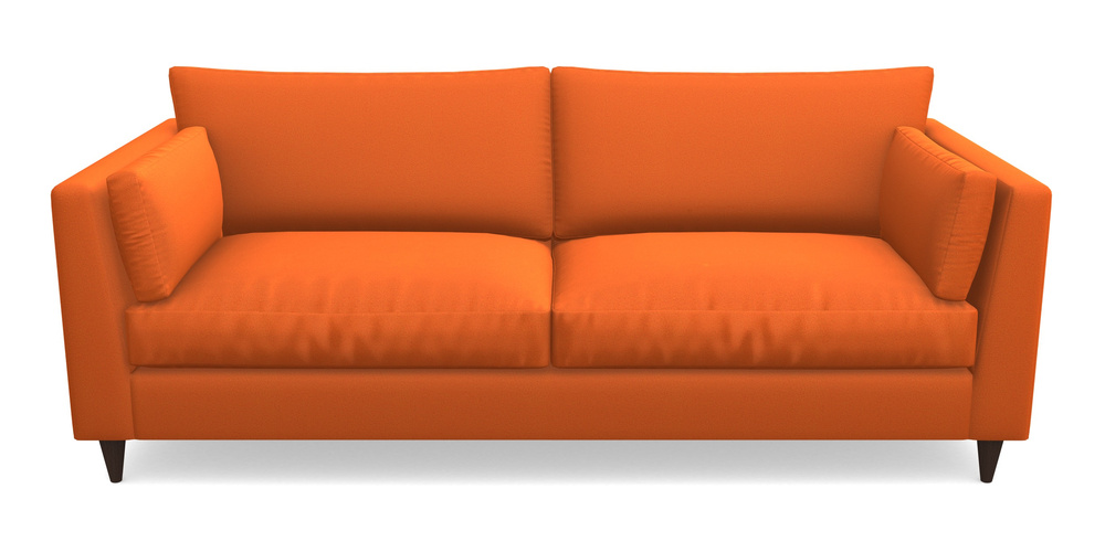 Product photograph of Saltdean 4 Seater Sofa In Clever Glossy Velvet - Seville from Sofas and Stuff Limited
