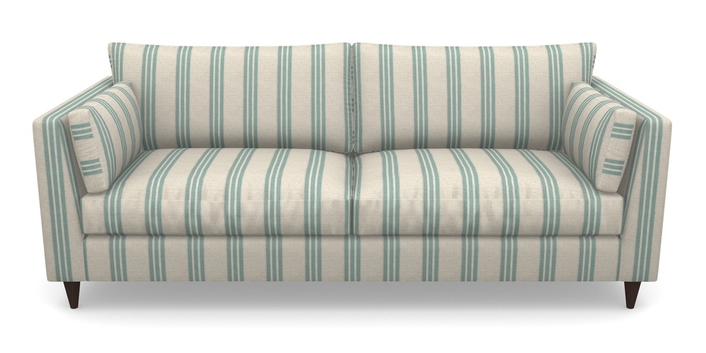 Product photograph of Saltdean 4 Seater Sofa In Cloth 18 Stripes - Bengal - Basil from Sofas and Stuff Limited