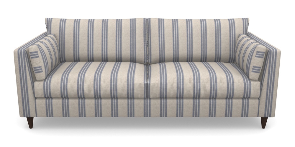 Product photograph of Saltdean 4 Seater Sofa In Cloth 18 Stripes - Bengal - Indigo from Sofas and Stuff Limited