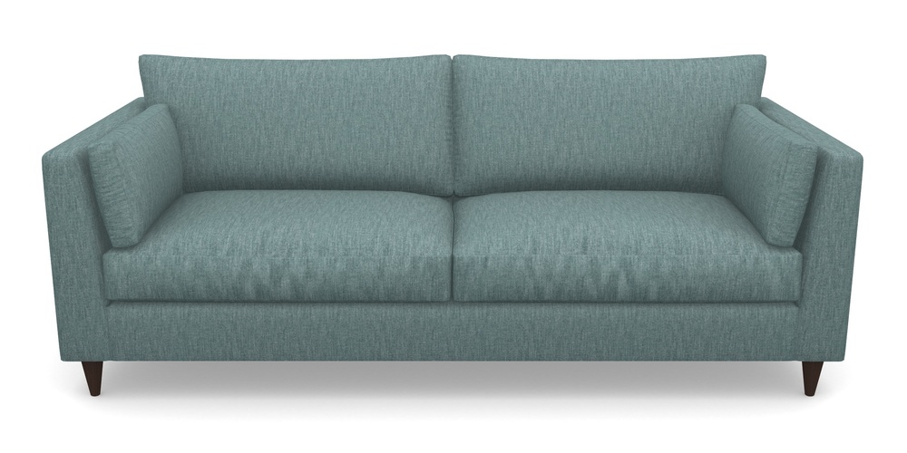 Product photograph of Saltdean 4 Seater Sofa In Clever Cotton Mix - Teal from Sofas and Stuff Limited