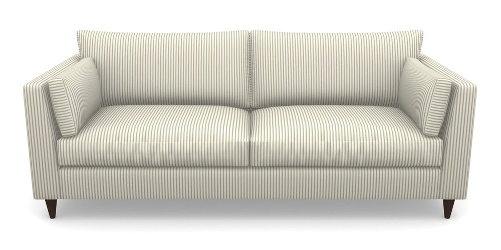 Product photograph of Saltdean 4 Seater Sofa In Cotton Stripe - Airforce from Sofas and Stuff Limited