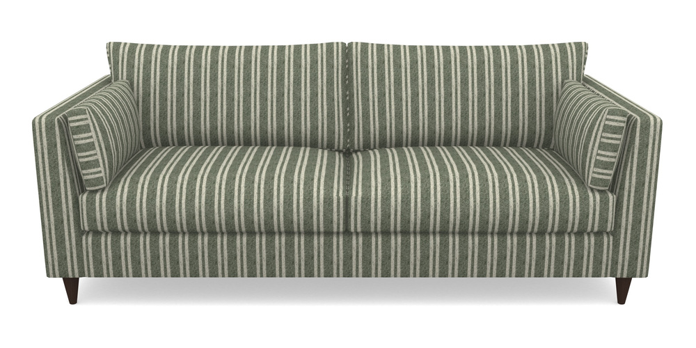 Product photograph of Saltdean 4 Seater Sofa In Cloth 22 - Barcode - Courgette from Sofas and Stuff Limited