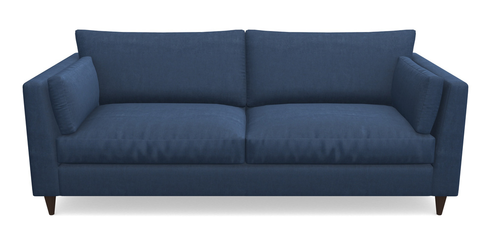 Product photograph of Saltdean 4 Seater Sofa In Clever Tough And Eco Velvet - Agean from Sofas and Stuff Limited