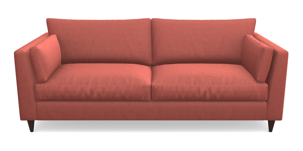Product photograph of Saltdean 4 Seater Sofa In Clever Tough And Eco Velvet - Damson from Sofas and Stuff Limited