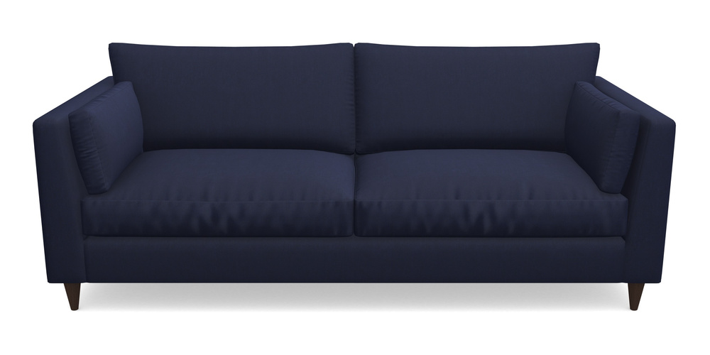 Product photograph of Saltdean 4 Seater Sofa In Clever Tough And Eco Velvet - Indigo from Sofas and Stuff Limited
