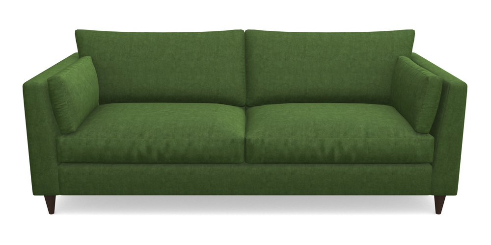Product photograph of Saltdean 4 Seater Sofa In Clever Tough And Eco Velvet - Shamrock from Sofas and Stuff Limited