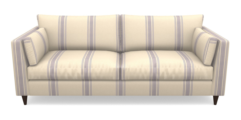 Product photograph of Saltdean 4 Seater Sofa In Cloth 22 - Racing Stripes Cheltenham - Blueberry from Sofas and Stuff Limited