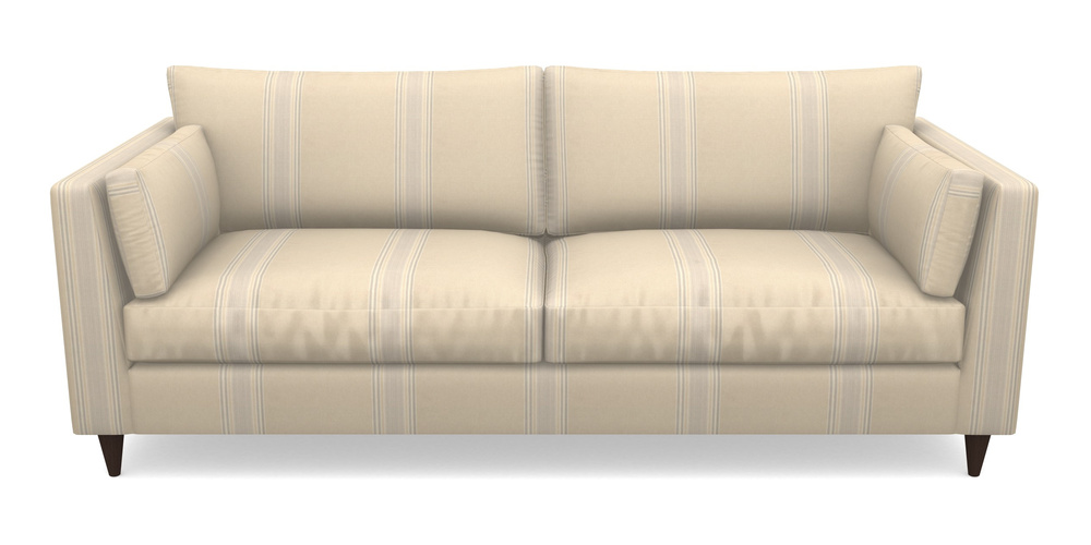 Product photograph of Saltdean 4 Seater Sofa In Cloth 22 - Racing Stripes Cheltenham - Dove from Sofas and Stuff Limited