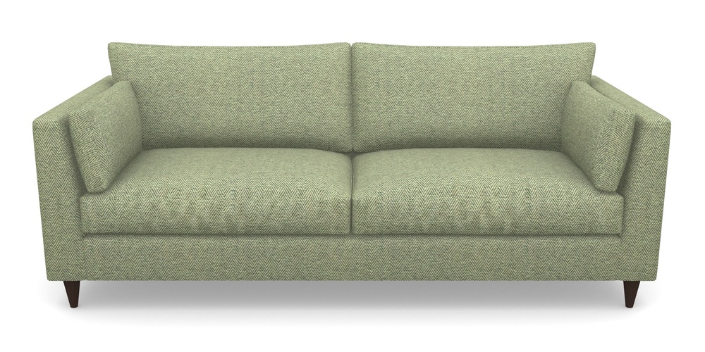 Product photograph of Saltdean 4 Seater Sofa In Dundee Herringbone - Sage from Sofas and Stuff Limited