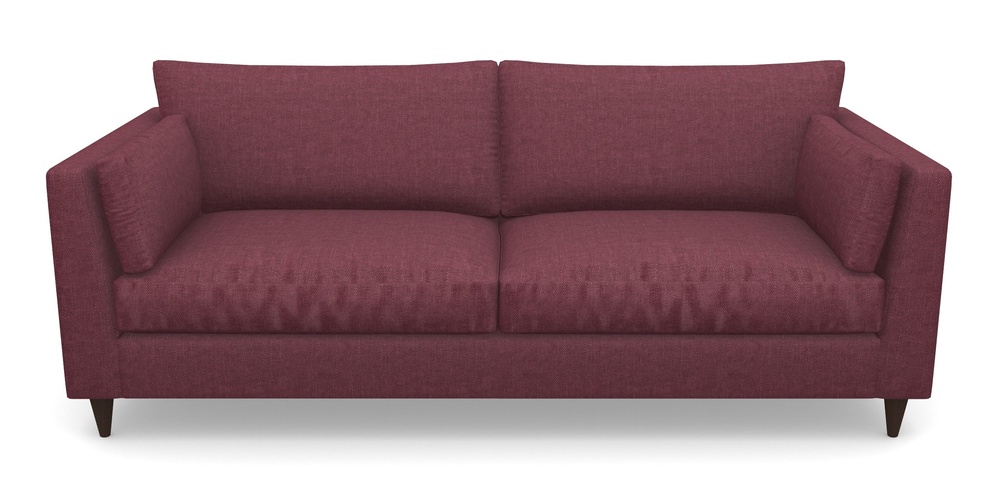 Product photograph of Saltdean 4 Seater Sofa In Easy Clean Plain - Chianti from Sofas and Stuff Limited
